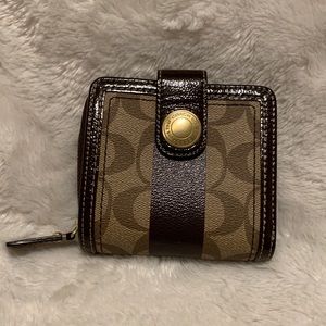Brown Coach Billfold Wallet